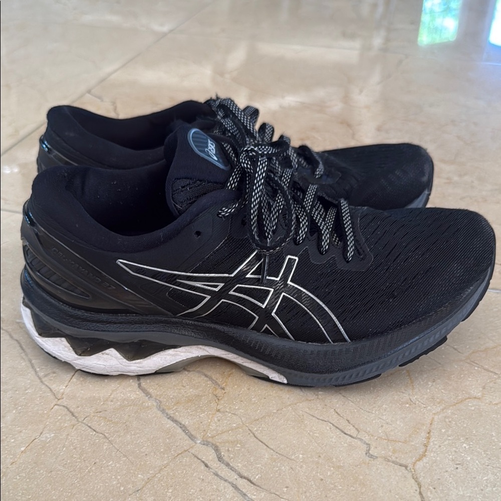 Asics Gel Kayano 26 Black Running Shoes Women Size 6